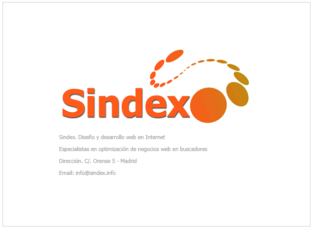 Sindex. Diseo y desarrollo web en Internet